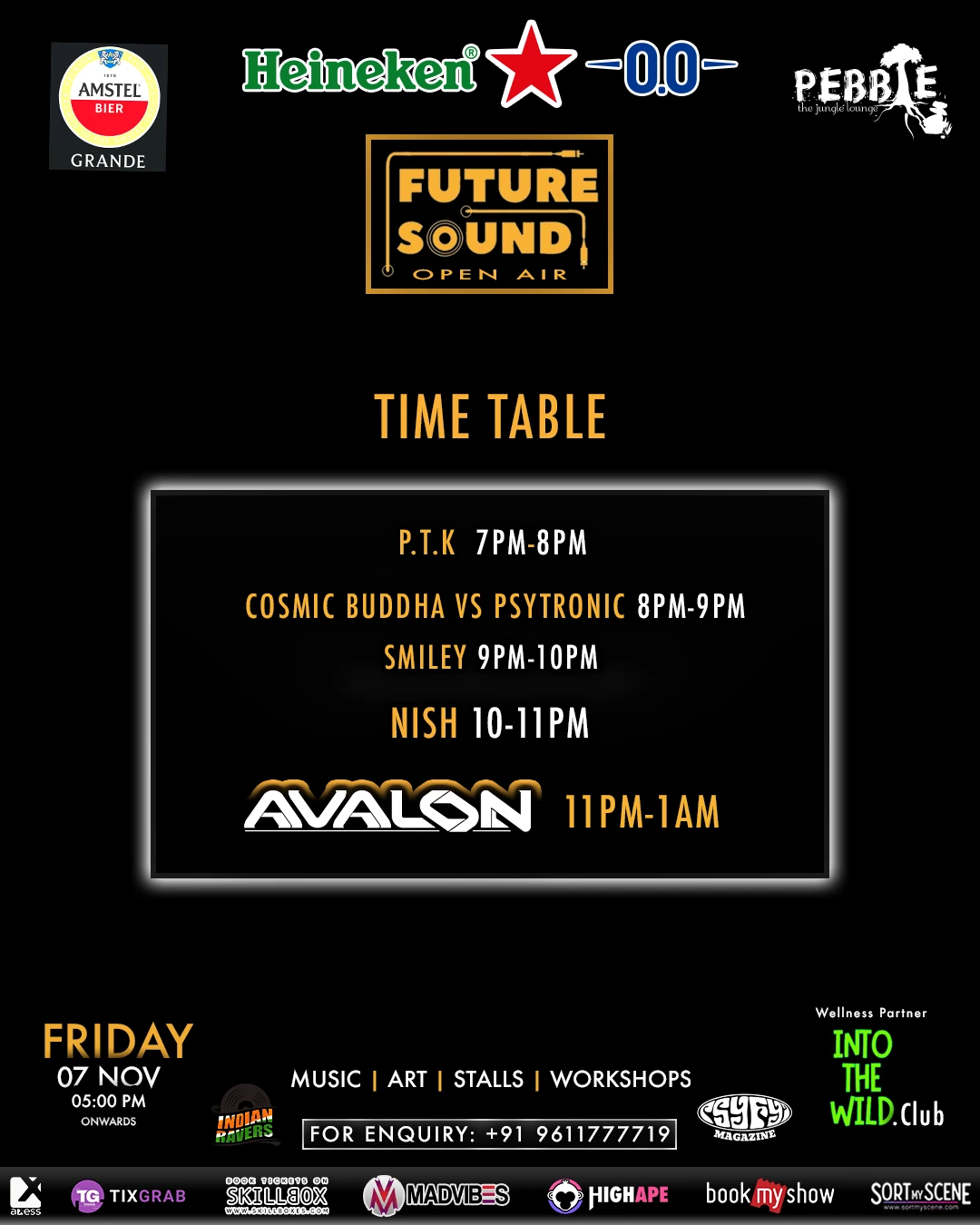 Avalon Timetable